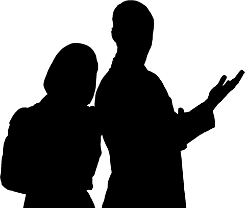 businessman and businesswoman silhouette on transparent background - Download Free Stock Videos Pikwizard.com