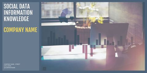 Modern Office Workspace Displaying Data Analytics Graph - Download Free Stock Templates Pikwizard.com