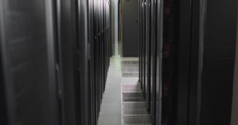 Futuristic Digital Presence Inside Data Center - Download Free Stock Images Pikwizard.com