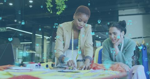 Fashion Designers Collaborating with Digital Technology Overlays