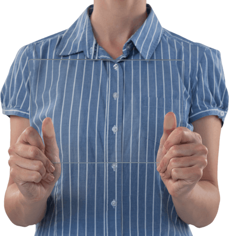 Professional Holding Futuristic Transparent Tablet - Download Free Stock Videos Pikwizard.com