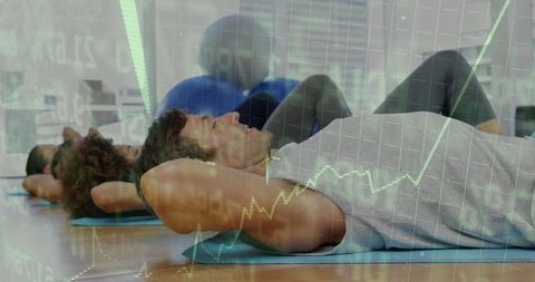 Focus shifting: exercising amid rising data graphics in gym