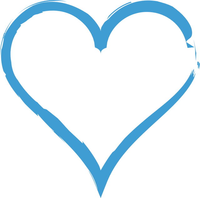 Blue Hand-drawn Heart Outline on Transparent Background for Valentine's Day - Download Free Stock Videos Pikwizard.com