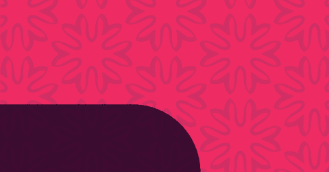 Floral Shape Patterns on Vibrant Pink Transparent Design - Download Free Stock Videos Pikwizard.com