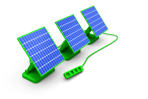 3D Transparent Solar Panels with Power Cord Connection - Download Free Stock Videos Pikwizard.com
