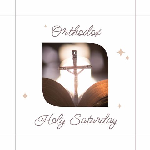 orthodox holy saturday religious symbolism - Download Free Stock Templates Pikwizard.com