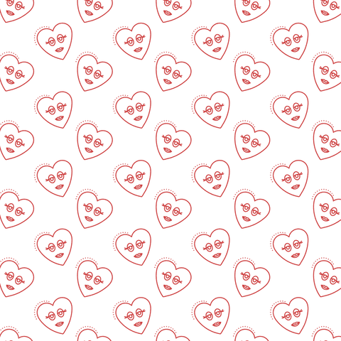 Seamless Red Heart Pattern on Transparent Background for Valentine's Design - Download Free Stock Videos Pikwizard.com