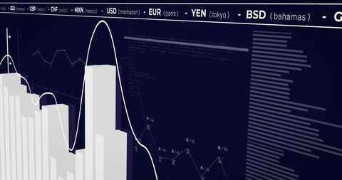 Financial Data Processing in Digital Global Interface Concept - Download Free Stock Images Pikwizard.com