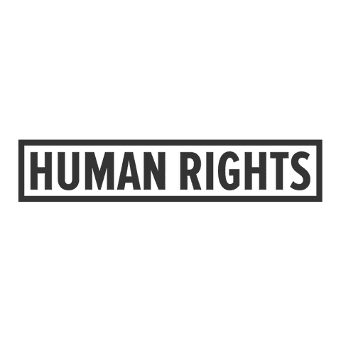 Human Rights Text on Transparent Background for Impactful Advocacy