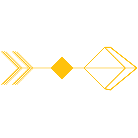 yellow geometric arrow pattern on transparent background - Download Free Stock Videos Pikwizard.com