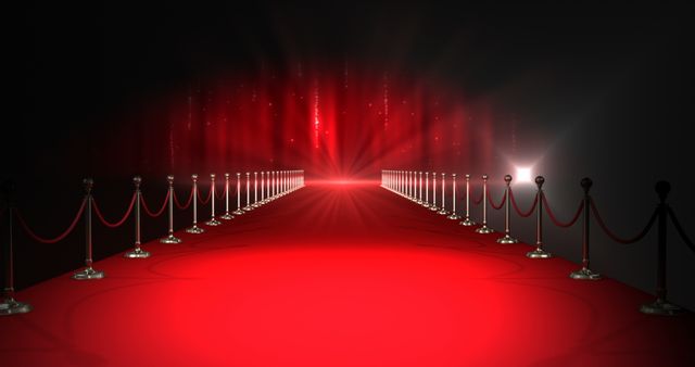 Glamorous Red Carpet Event with Glowing Spotlights - Download Free Stock Images Pikwizard.com