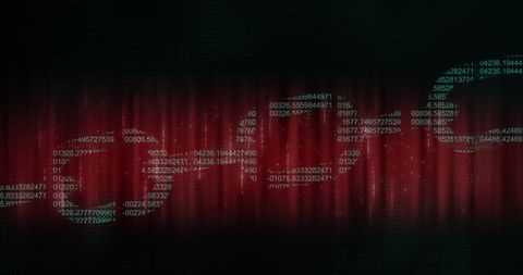 Digital Security Chain and Data Processing Visualization - Download Free Stock Images Pikwizard.com