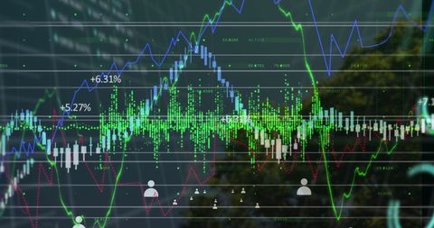 Financial Data Visualization and Digital Analysis Concept - Download Free Stock Images Pikwizard.com