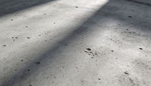 Rough Concrete Pavement Texture with Pitting and Diagonal Shadow Lines, for design