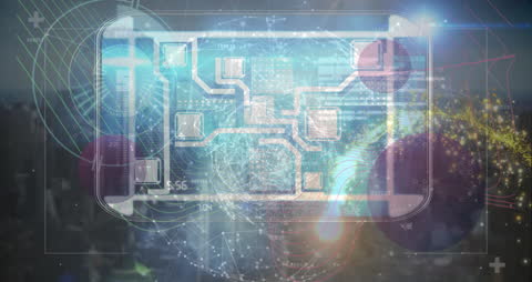 Digital Interface AI Technology Network Connections