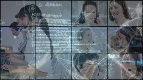 Diverse Support Team in Networked Communication Concept