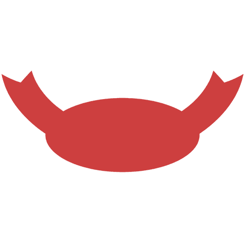 transparent red abstract horned shape vector icon - Download Free Stock Videos Pikwizard.com