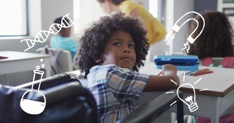 Innovative classroom with inclusive learning environment