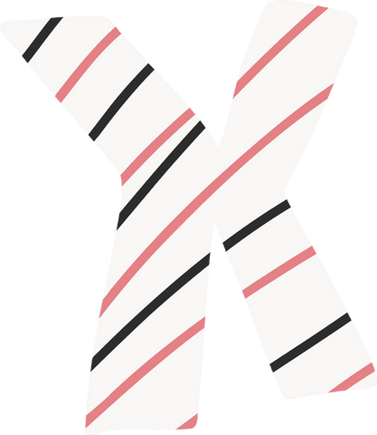 stylized striped x on transparent background - Download Free Stock Videos Pikwizard.com