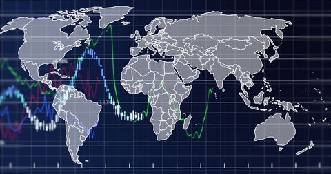 Global Financial Data with Economic Trends and Analytics - Download Free Stock Images Pikwizard.com
