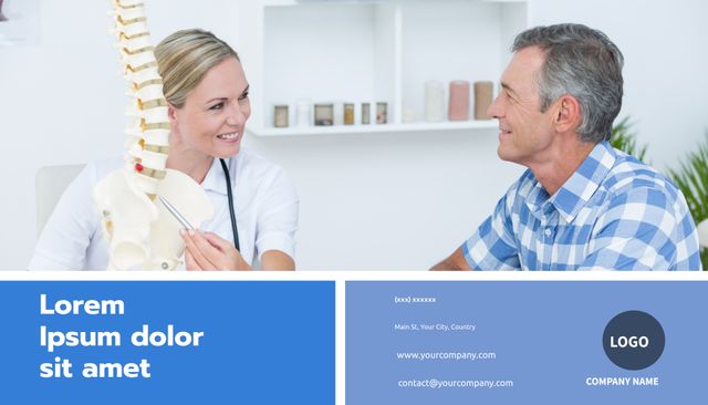 Healthcare Consultation with Patient and Medical Professional - Download Free Stock Templates Pikwizard.com