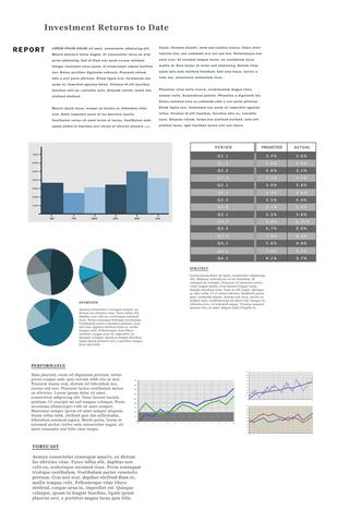 Business Document with Text and Graphs on Transparent Background - Download Free Stock Videos Pikwizard.com
