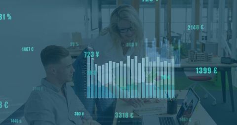 Business Team Analyzing Global Financial Data at Modern Office - Download Free Stock Images Pikwizard.com