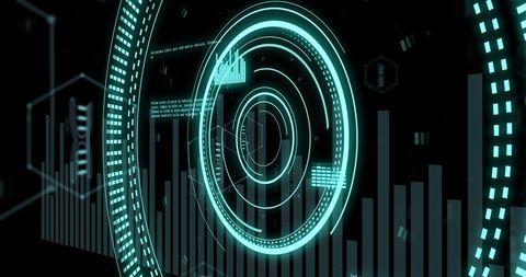 Futuristic Data Processing Interface with DNA Strand Visualization - Download Free Stock Images Pikwizard.com