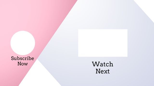 YouTube End Screen Template with Subscribe and Watch Next Call-to-Actions - Download Free Stock Templates Pikwizard.com
