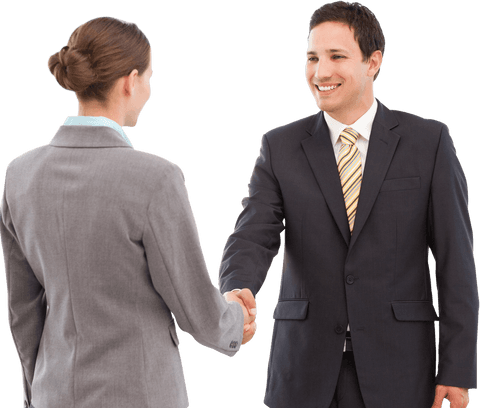 transparent business people shaking hands in workplace - Download Free Stock Videos Pikwizard.com