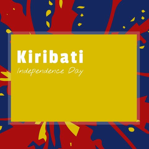 Kiribati Independence Day Celebration Background - Download Free Stock Templates Pikwizard.com