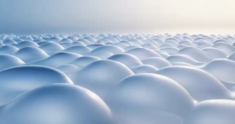 Journey Through Ethereal Bubble Mound Landscape