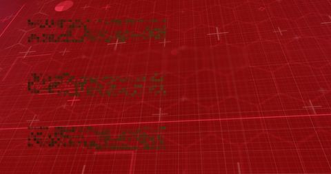 Data Processing on Futuristic Red Digital Grid - Download Free Stock Images Pikwizard.com