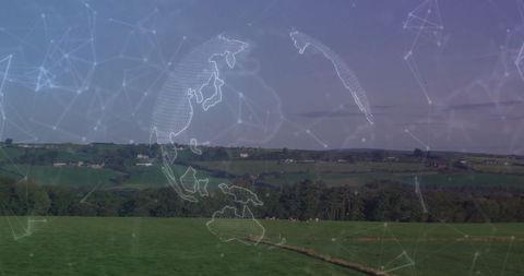 Digital connectivity in rural pasture with networked globe