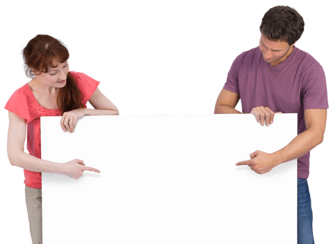 Man and Woman Demonstrating Pointing at Transparent Board - Download Free Stock Videos Pikwizard.com