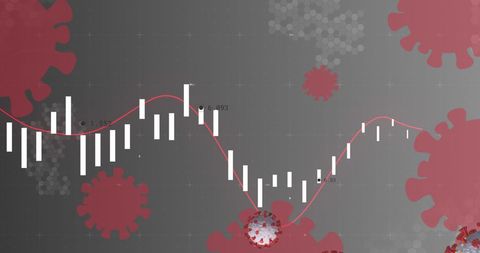 Fluctuating Stock Market Data Amid COVID-19 Pandemic - Download Free Stock Images Pikwizard.com