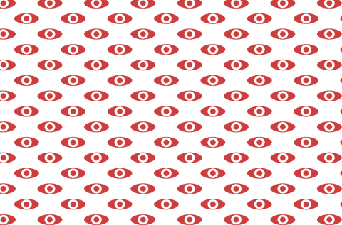 pattern of repeating red eyes on transparent background - Download Free Stock Videos Pikwizard.com