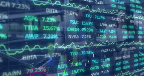 Digital Financial Interface with Stock Market Data