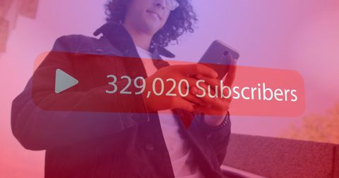 growing youtube subscribers concept with smartphone user - Download Free Stock Images Pikwizard.com