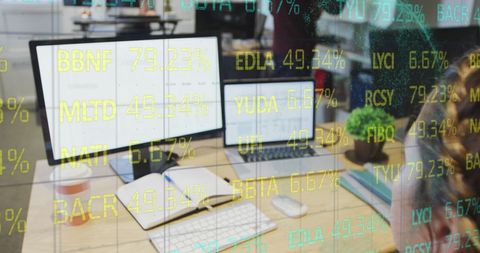 Financial Data Analysis on Computers in Modern Office
