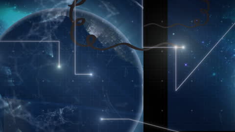 Futuristic Digital World Innovation Interface