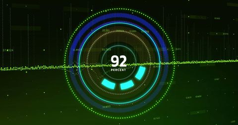 Digital Data Processing Tracker with Progress Indicator - Download Free Stock Images Pikwizard.com