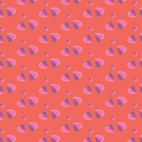 seamless pink red heart pattern transparent background vector - Download Free Stock Videos Pikwizard.com