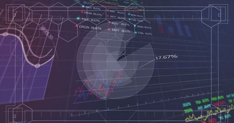Abstract Digital Data Analysis on Futuristic Interface - Download Free Stock Images Pikwizard.com