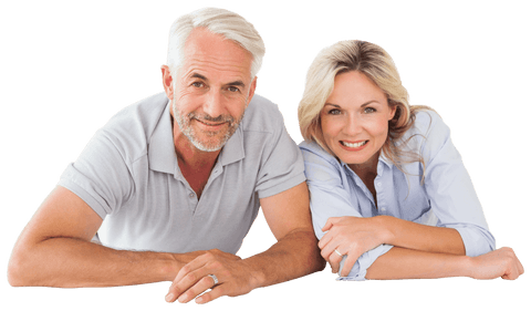 smiling mature couple in relaxed pose on transparent background - Download Free Stock Videos Pikwizard.com