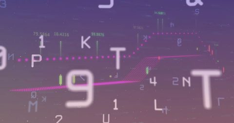 Digital Data Processing in Futuristic Purple Interface - Download Free Stock Images Pikwizard.com