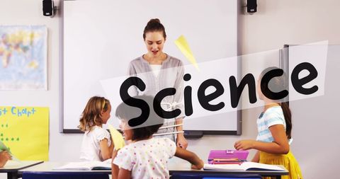 Engaging Science Class with Enthusiastic Teacher and Diverse Students