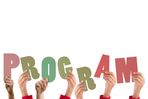 Hands Holding Letters Forming 'Program' on Transparent Background - Download Free Stock Videos Pikwizard.com