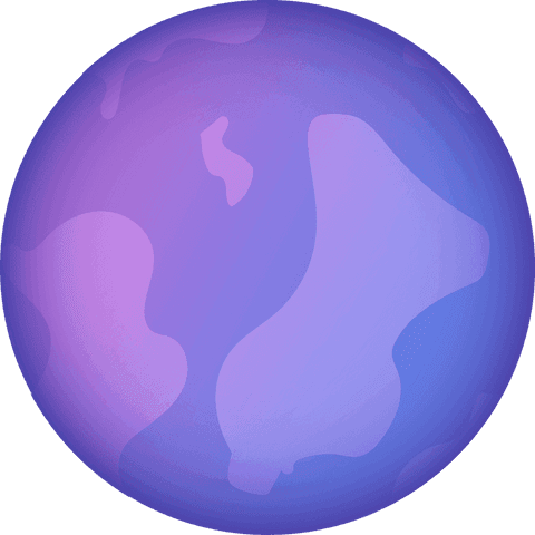 Transparent 3D Purple Gradient Sphere with Abstract Land Shapes - Download Free Stock Videos Pikwizard.com