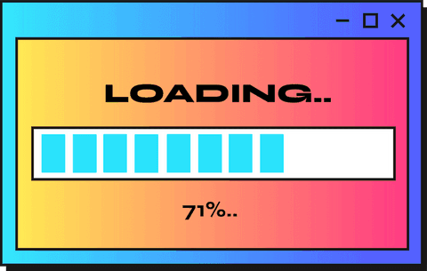 vibrant gradient loading window with transparent progress bar - Download Free Stock Videos Pikwizard.com